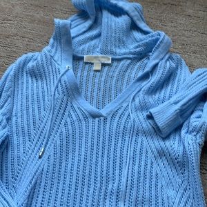 Michael Kors baby blue sweater!! Great for summer nights!!